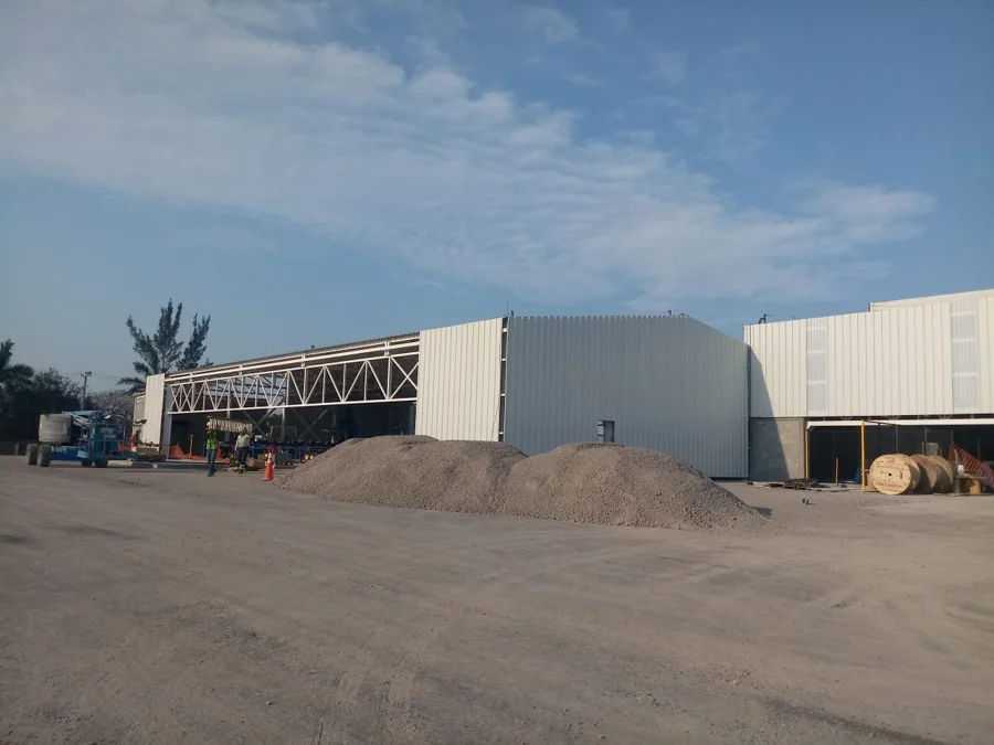 Polín galvanizado para nave. Entregado en Mérida, Yucatán.
